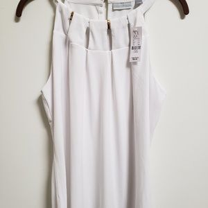 White Sleeveless Top